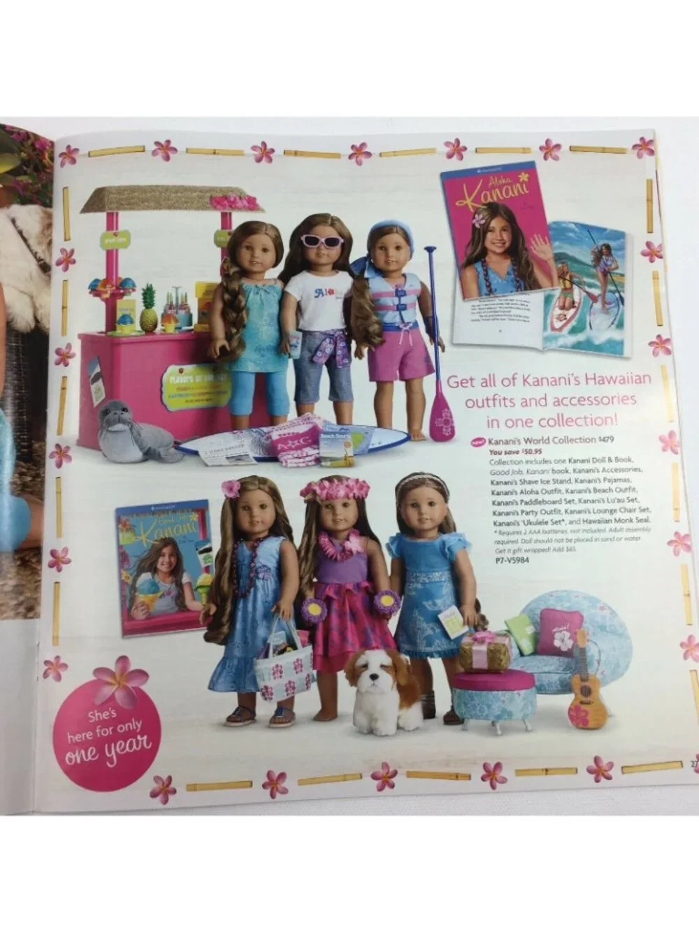 American Girl AG Catalog 25 Years July 2011 My Kanani Julie Molly Doll